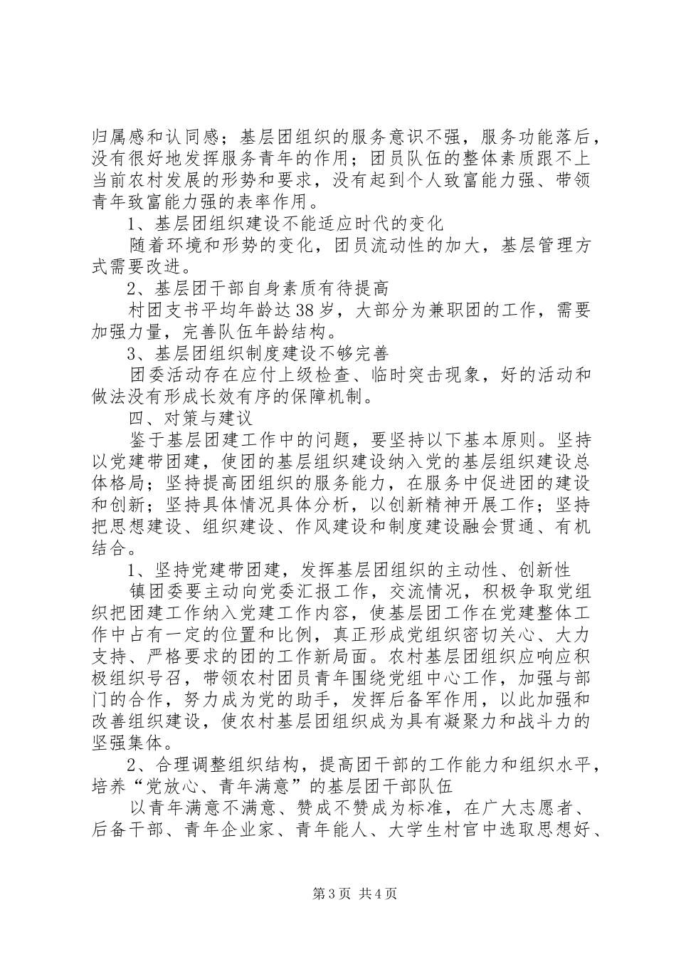 农村共青团工作调研报告_第3页