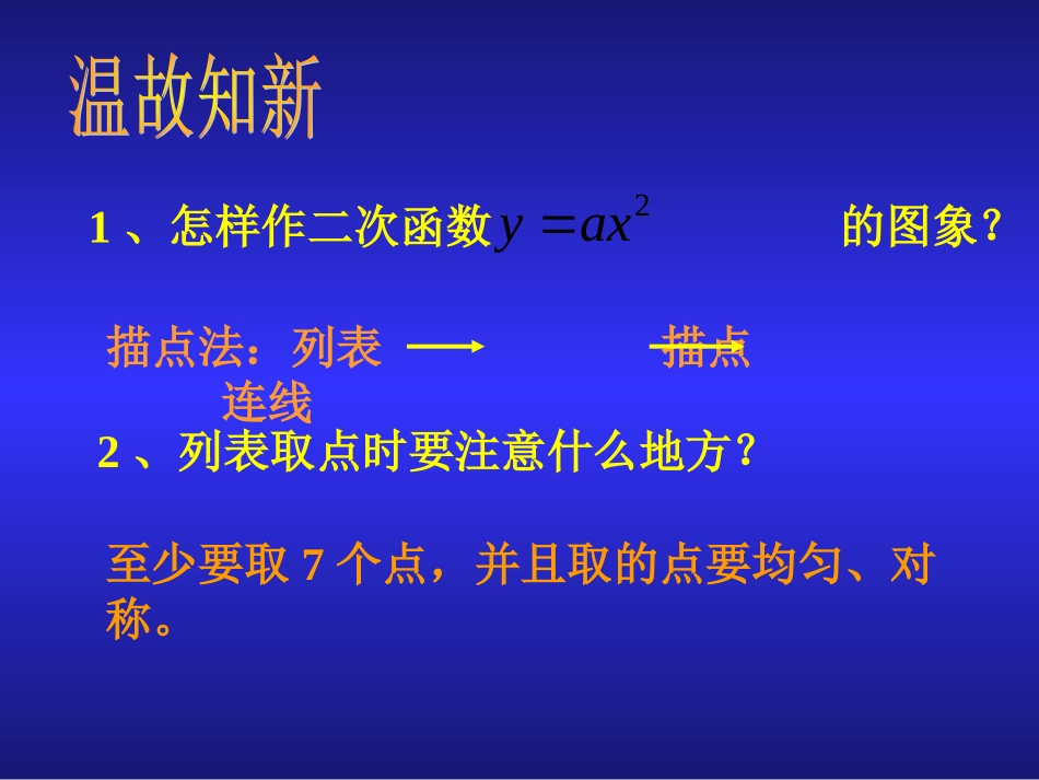 二次函数图象的性质PPT课件_第2页