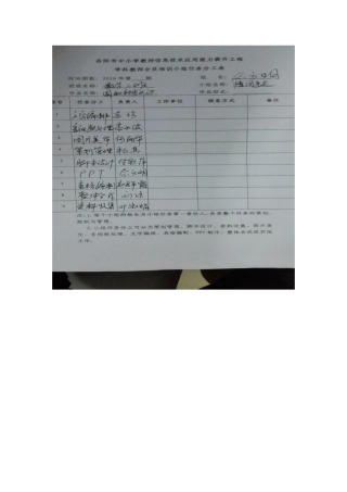 小组分工MicrosoftWord文档