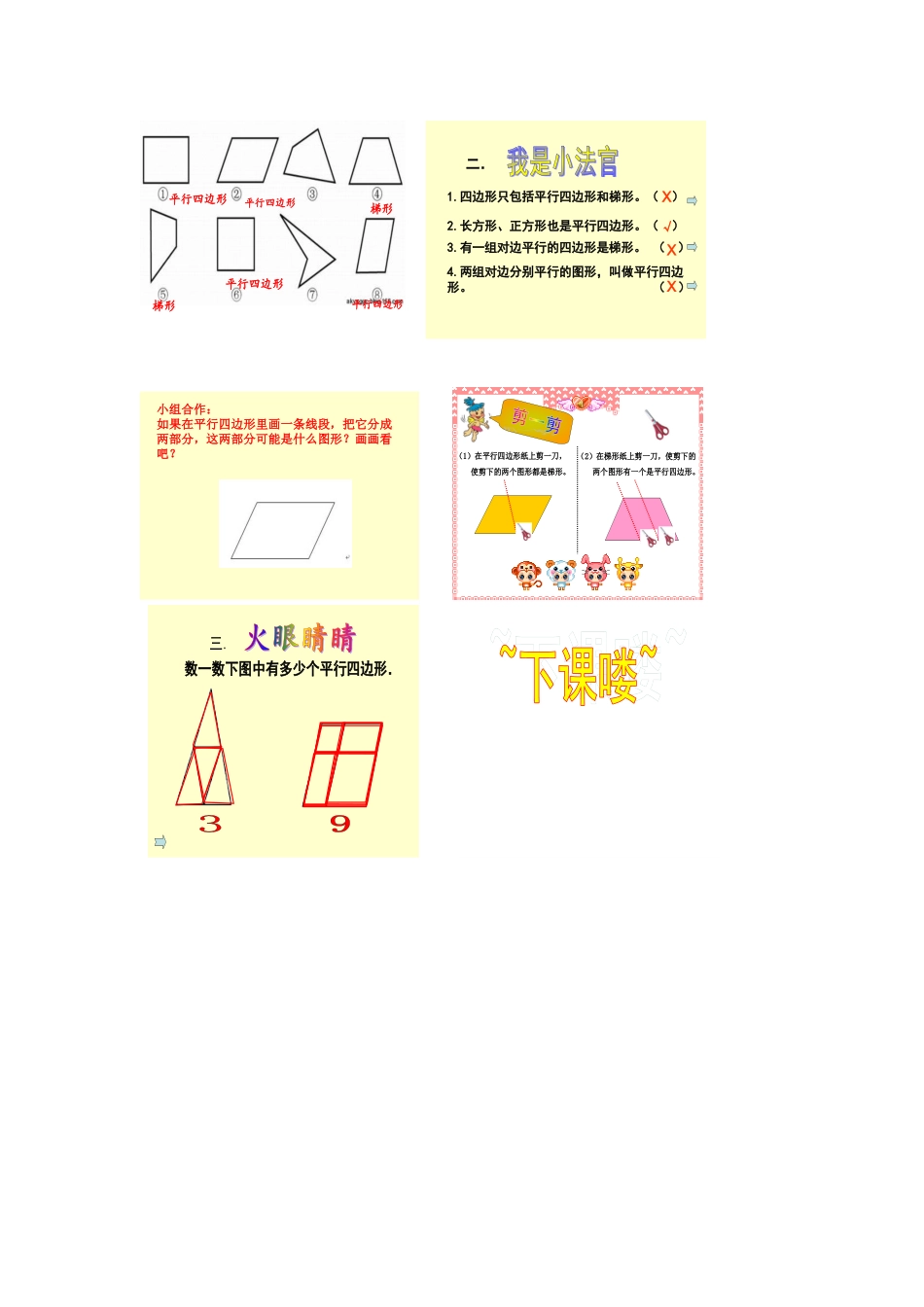平行四边形和梯形的课件_第3页