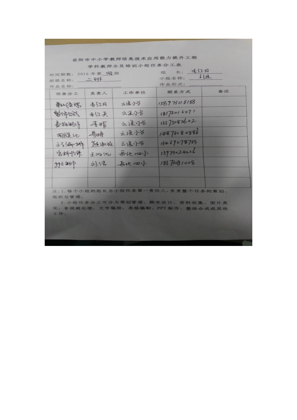 班组分工熊淑玲_第1页