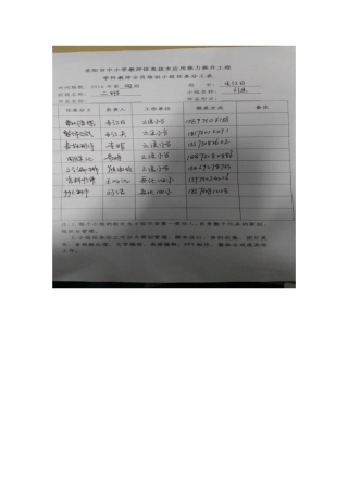 班组分工熊淑玲