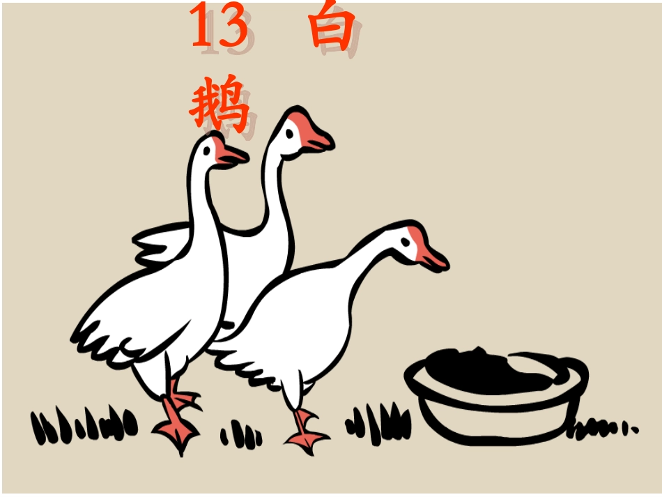 《白鹅》第二次试教课件_第2页