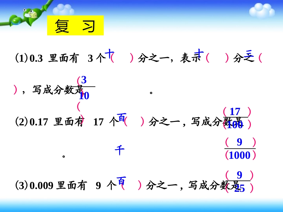 教学课件《分数与小数的互化》_第2页