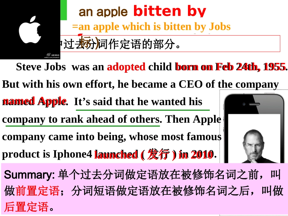 过去分词作定语和表语(工作室公开课)_第3页