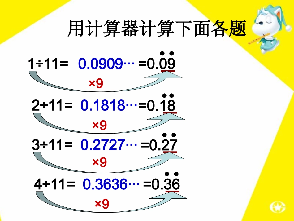 人教五年级上册用计算器探索规律_第2页