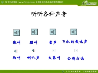 第2节声音的发生和传播