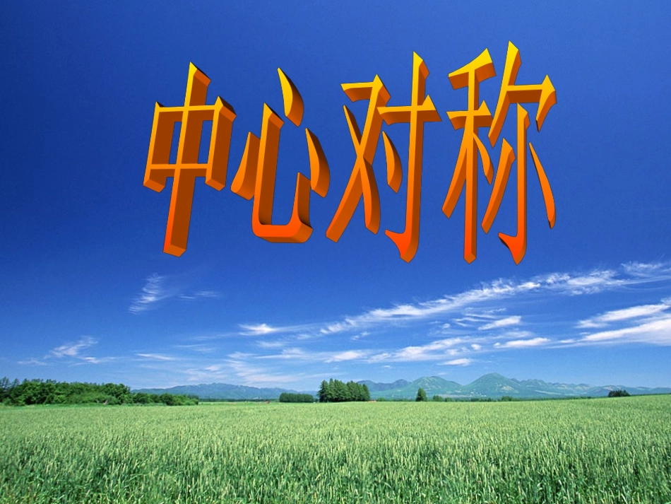 中心对称 (2)_第1页