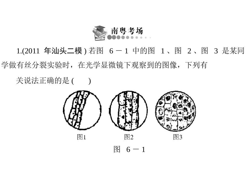 [原创]2011年《随堂优化训练》生物新课标人教版必修一第6章本章知识提升[配套课件]_第3页