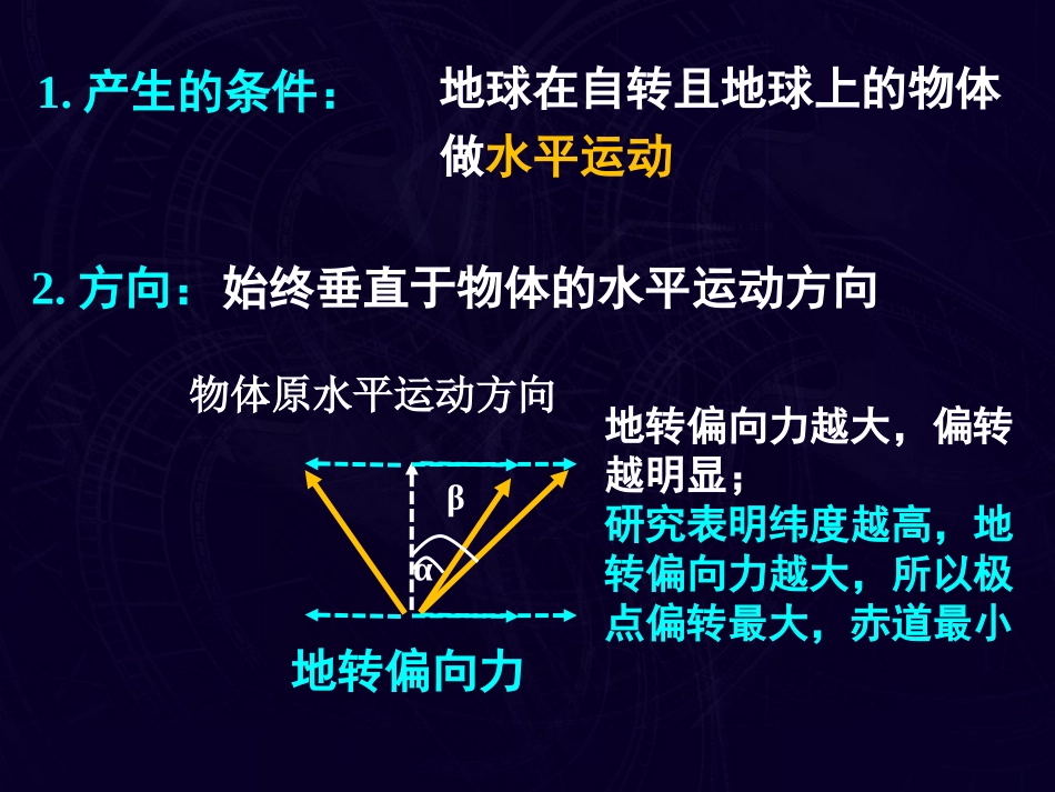 长沙县一中地理微课：地转偏向力——彭建祥[1]_第2页