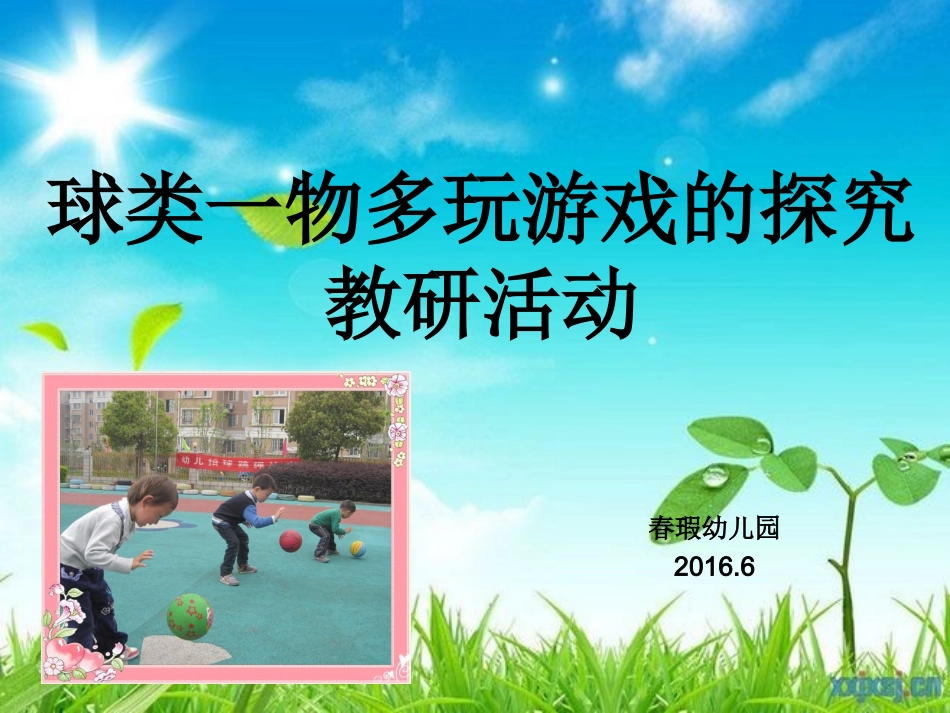 球的一物多玩_第1页