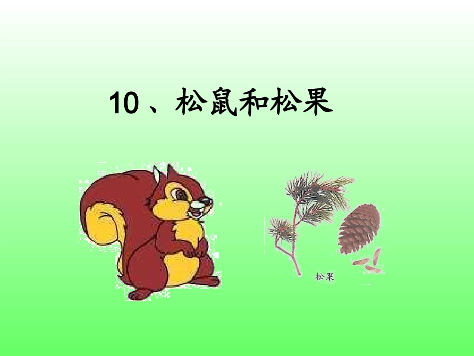 松鼠和松果课件_第2页