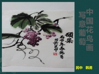 写意葡萄课件