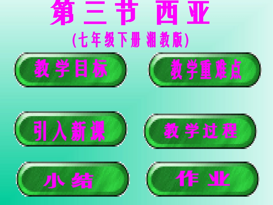 《西亚》课件湘教版_第1页