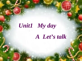 PEP小学英语五年级下册unit1Alet'stalk课件