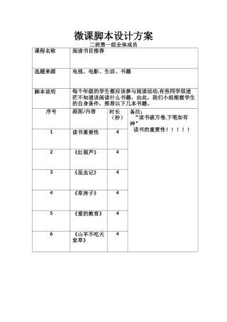 二班1组微课脚本设计方案2
