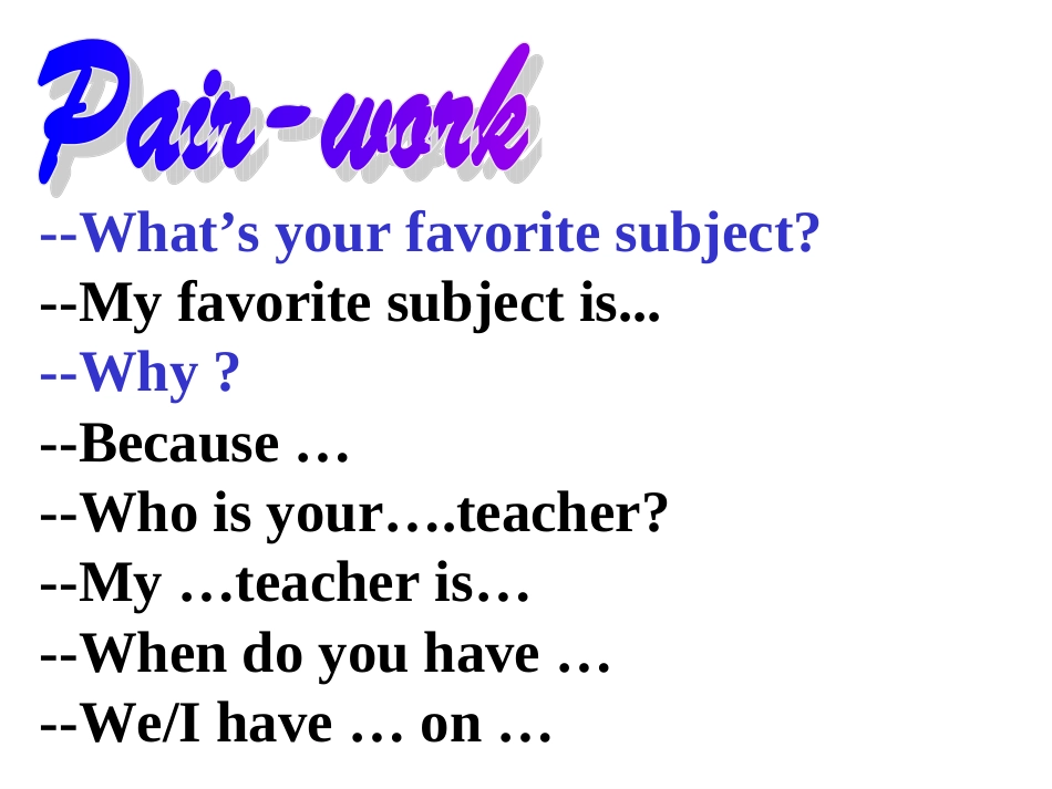 人教版新目标七年级上Unit9myfavoritesubjectisscienceperiod4课件_第3页