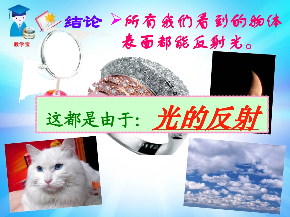 新人教版八年级物理上册《42_光的反射》课件(7)_第3页