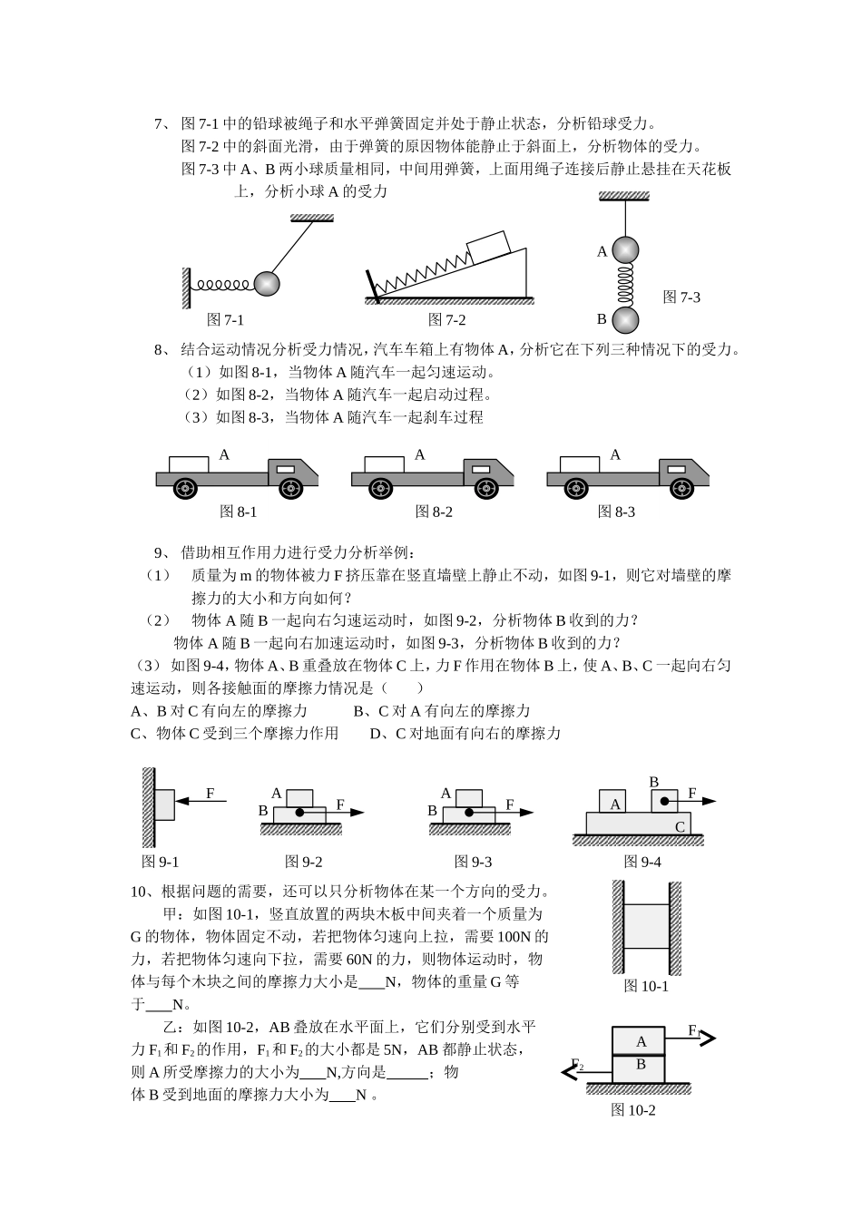 受力分析专题_第2页