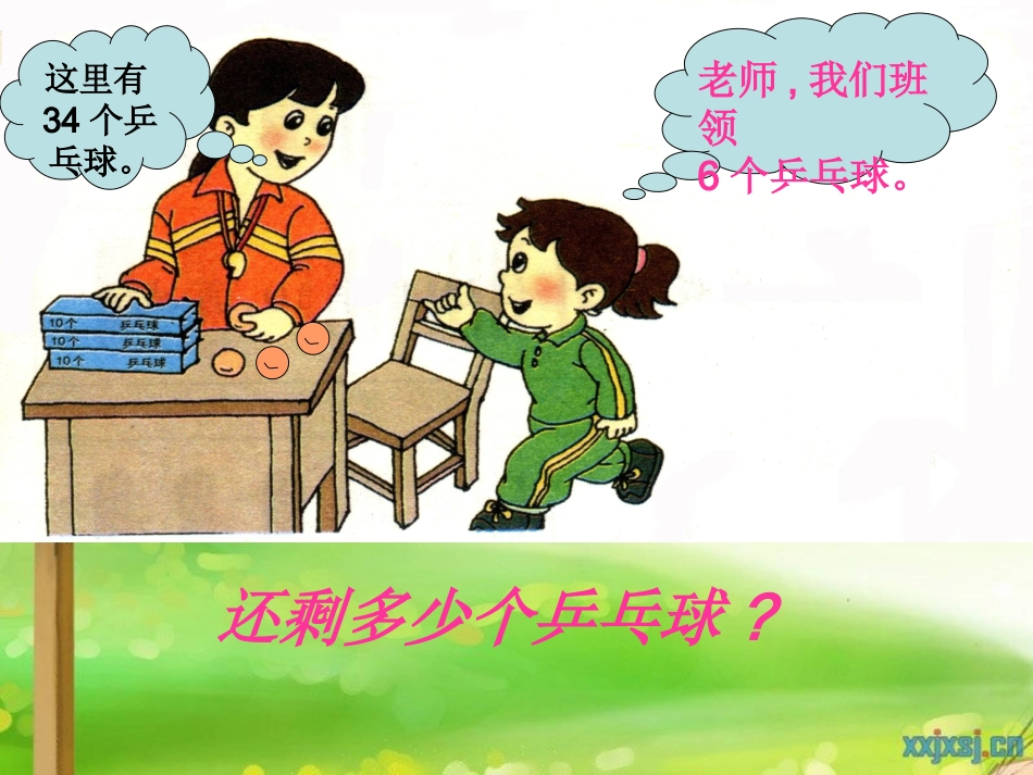 西师版一年级下册《退位减法》第一课时_第3页