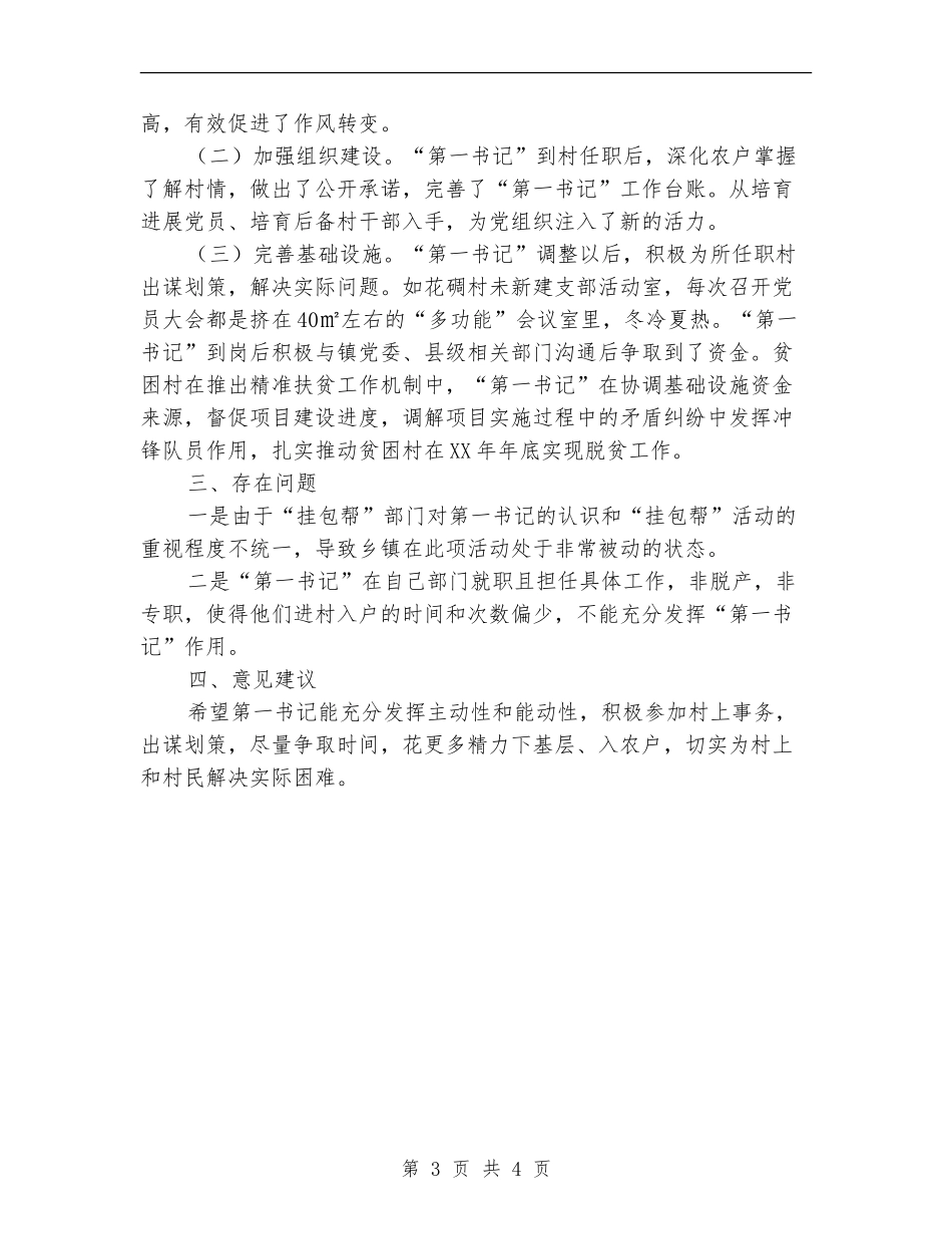 “第一书记”管理自查报告_第3页