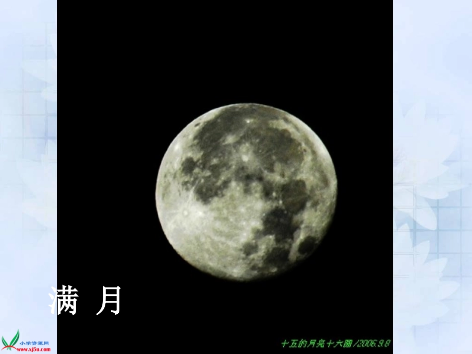 (教科版)六年级科学下册课件_月相变化_2_第2页