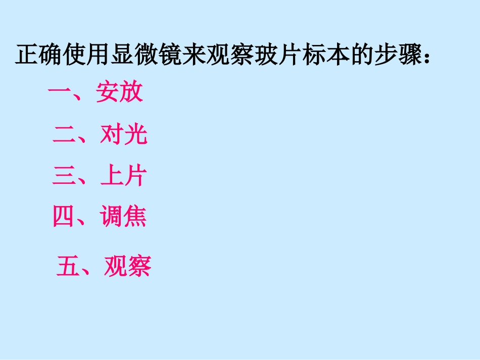 用显微镜观察身边的生命世界(二)_第2页