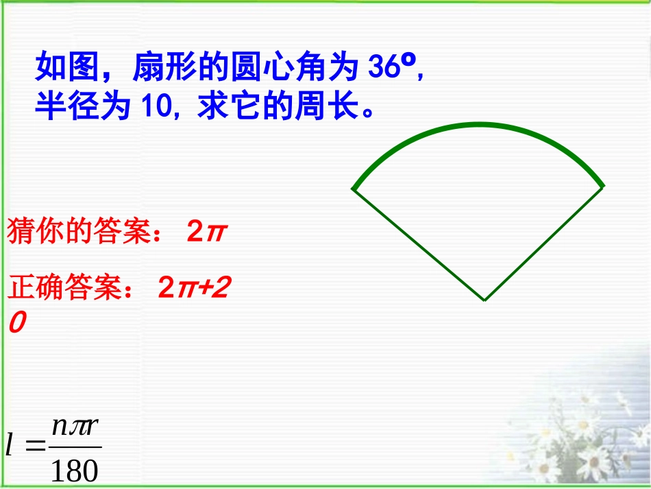 弧长及扇形的面积()_第2页