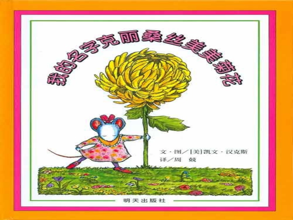我的名字叫克里桑斯美美菊花_第1页