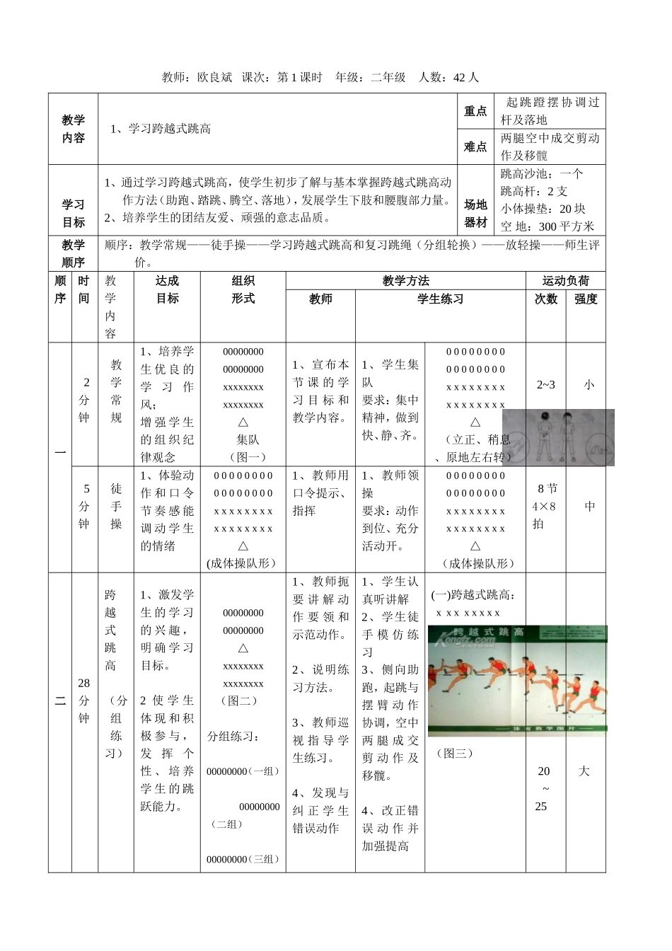 《跨越式跳高》教学设计_第2页