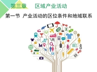 产业活动的区位条件和地域联系