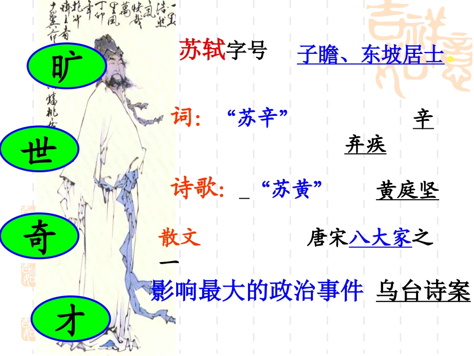 浏阳九中语文张小莉念奴娇赤壁怀古（课件）_第3页