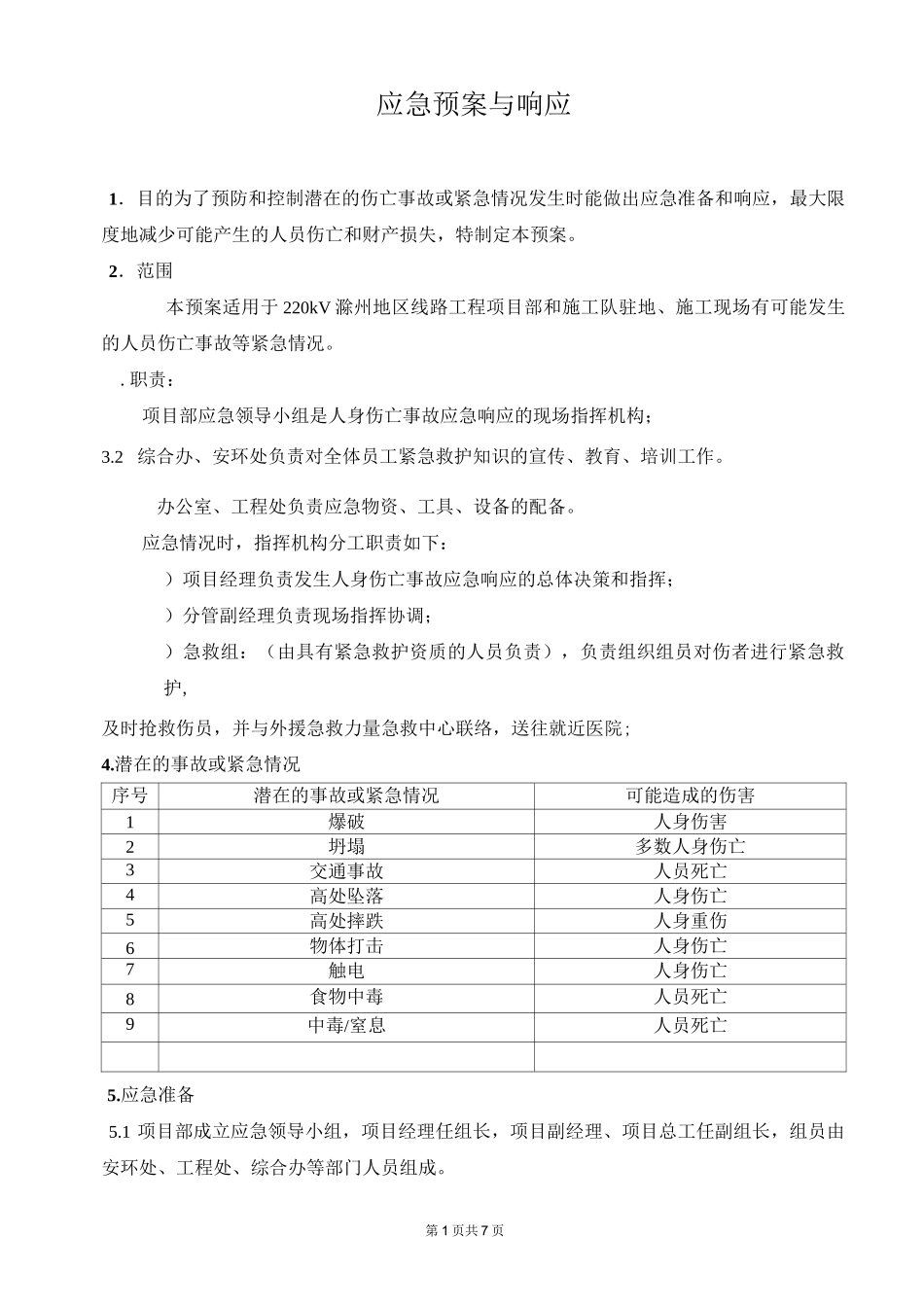 应急预案与响应_第1页