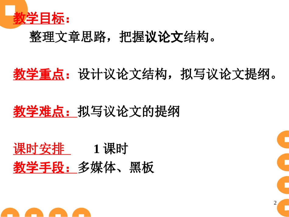 高中语文议论文写作指导-议论文的模式化结构训练PPT模板课件-高考作文必备资料_第2页