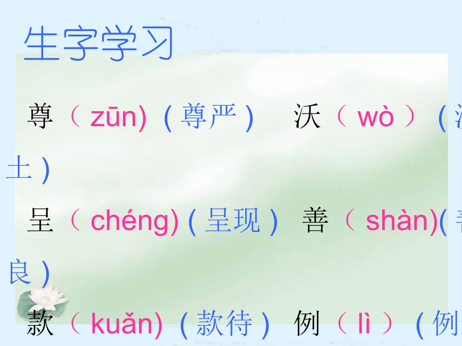 四年级下册《尊严》课件_第2页