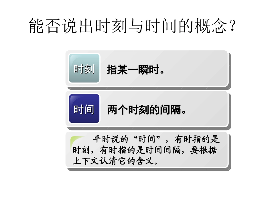 物理：12《时间和位移》课件（新人教版必修1）_第3页