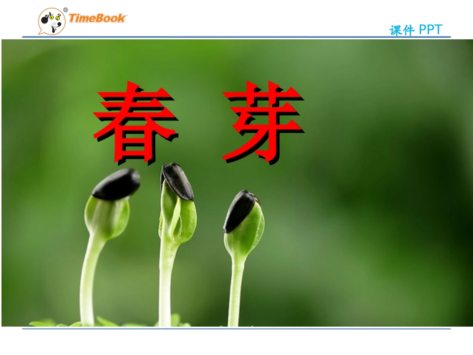 吉林版语文三年级下册《春芽》_第3页