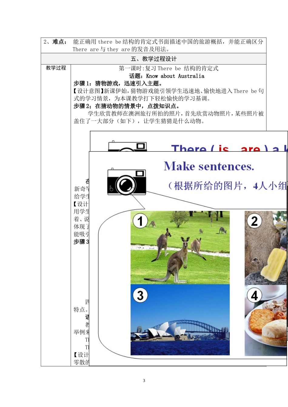澳洲之旅---复习--教案设计_第3页