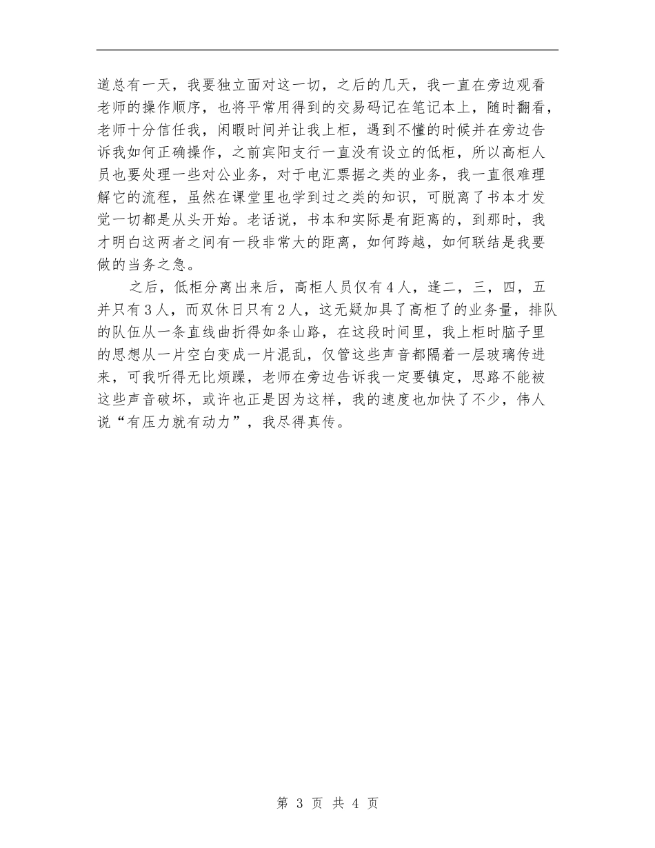 银行大堂引导员个人总结_第3页