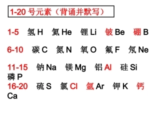物质的变化和性质-