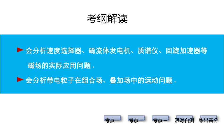 第8章专题四　带电粒子在复合场中的运动_第2页