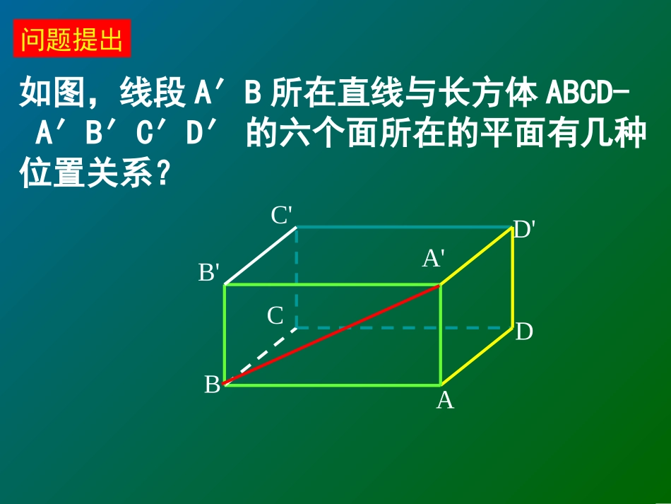 【数学】213-214空间中直线与平面之间的位置关系平面与平面之间的位置关系课件（人教A版必修2）2_第3页