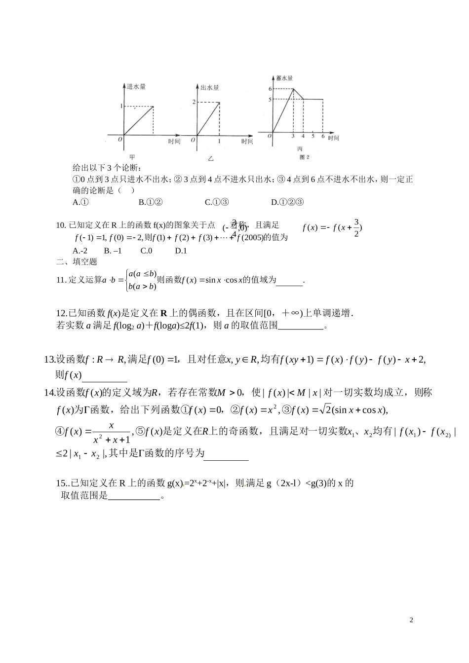 函数图象和性质_第2页