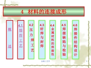 材料的连接成型