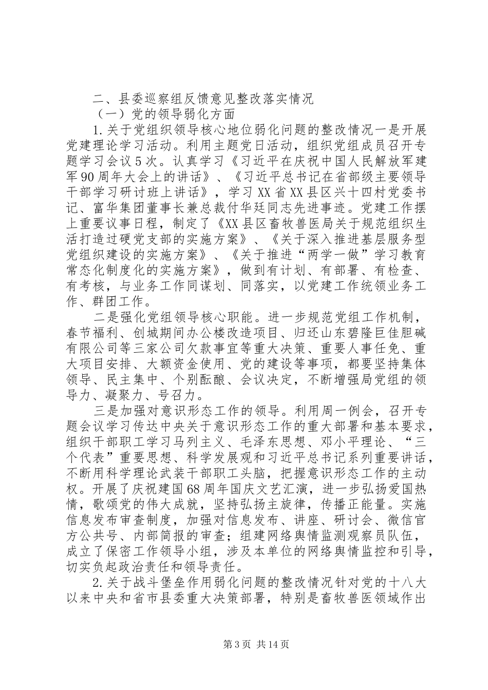 公司巡查整改报告书_第3页