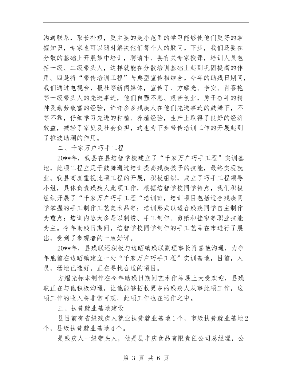 残联就业工作总结_第3页