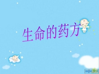 生命的药方课件