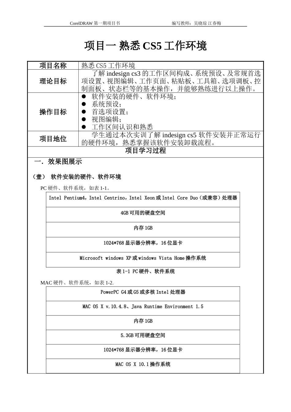 项目1-熟悉CS5工作环境_第1页
