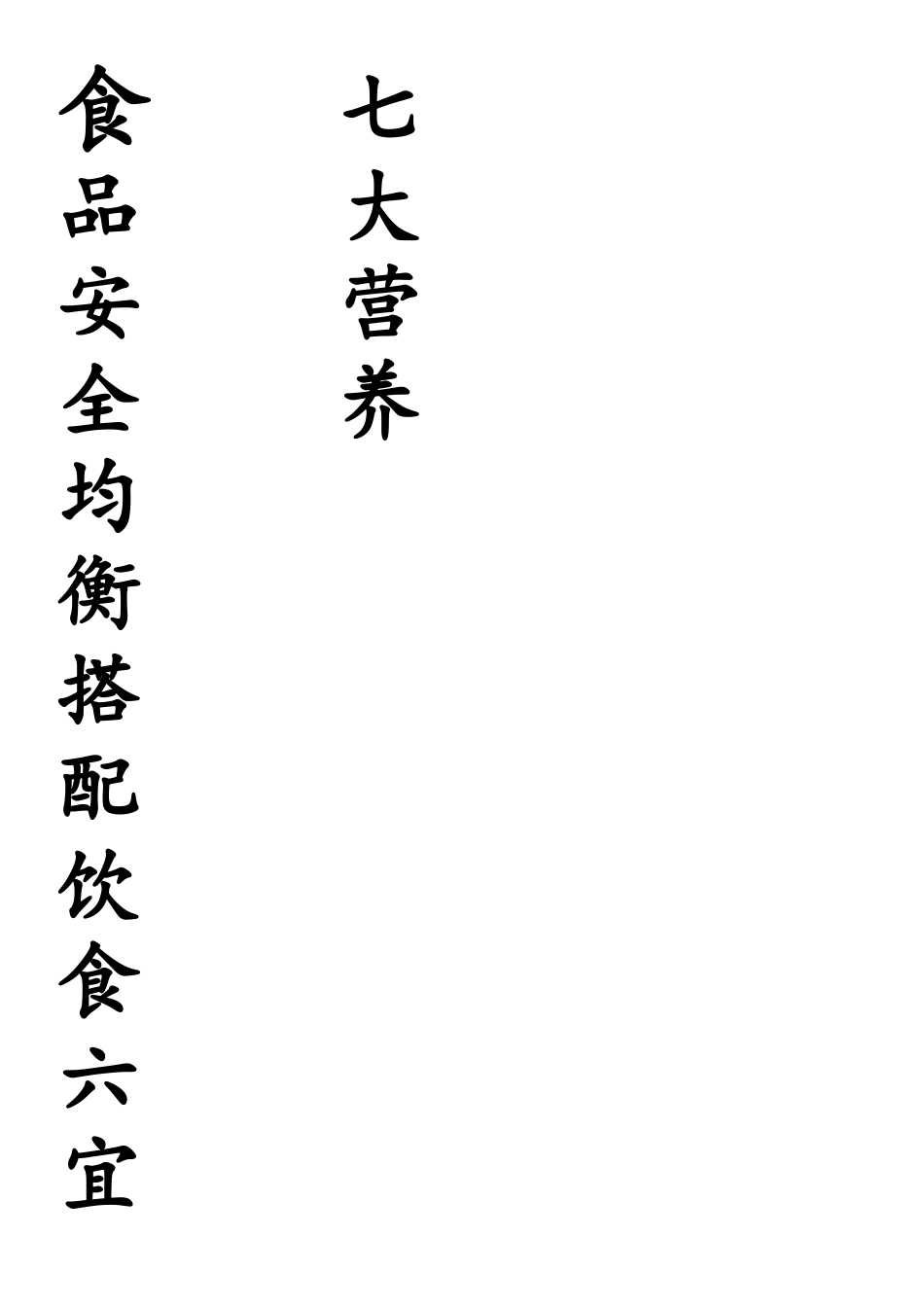 营养与健康的手抄报资料_第1页