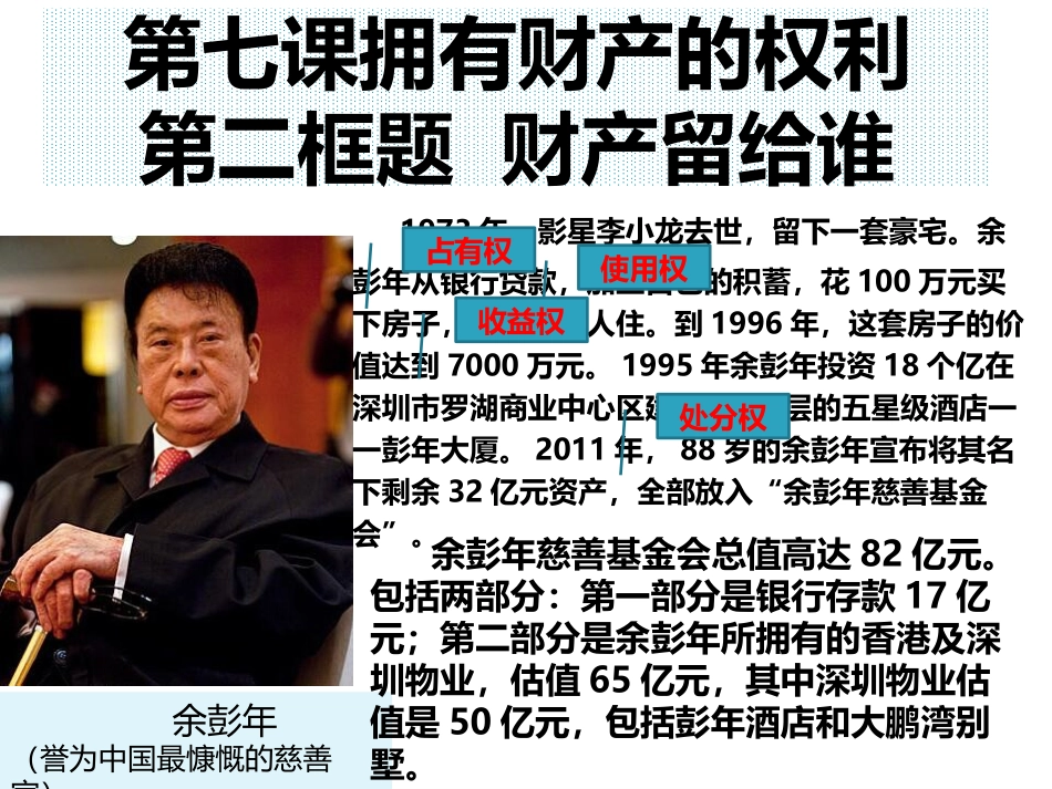 第二框财产留给谁PPT_第1页